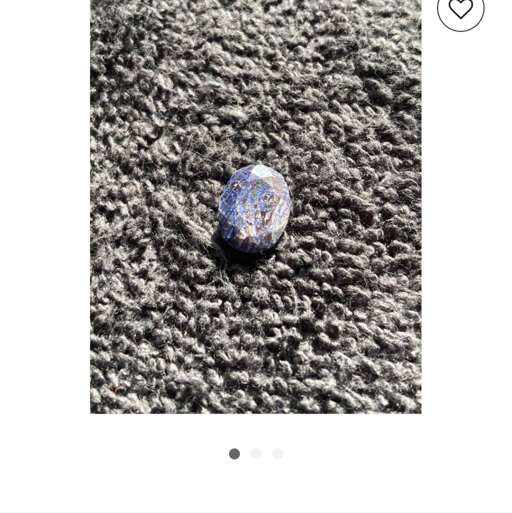 3.9 Carat Oval Cut Blue Sapphire. 11 by 9 by 4. Aquired from wealthy Estate.